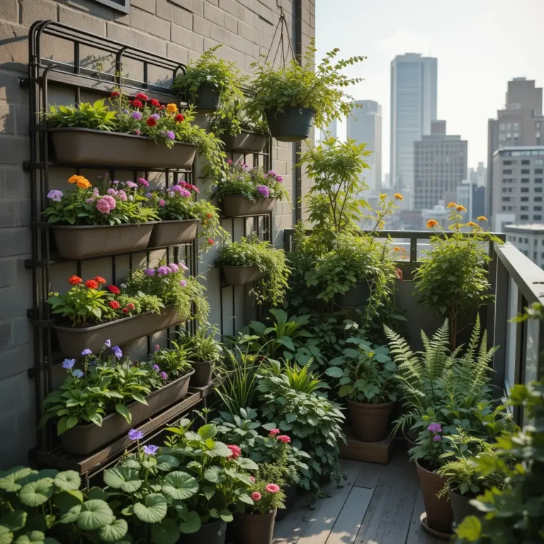Best plants for small-space gardening in an urban balcony garden